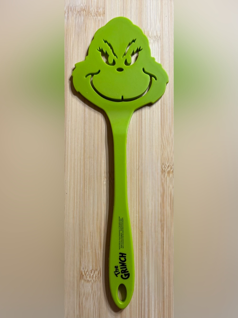 The Grinch Silicone Kitchen Spatula Green Christmas